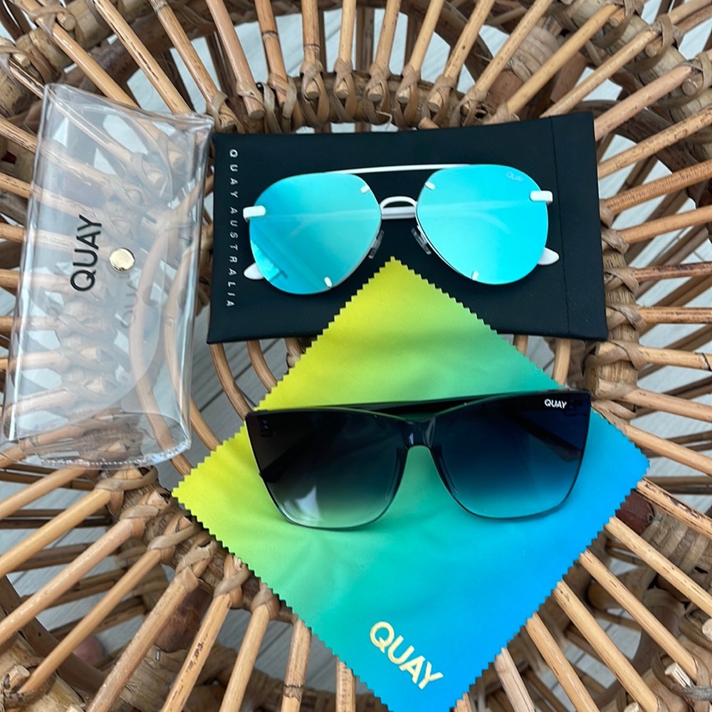 Quay sunglasses 2 pairs.